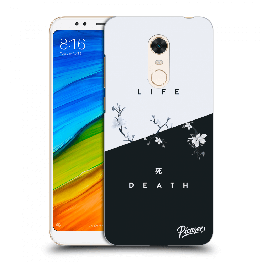 Picasee silikonový průhledný obal pro Xiaomi Redmi 5 Plus Global - Life - Death