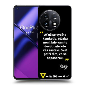 Obal pro OnePlus 11 5G - Kazma - SVĚT PATŘÍ TĚM, CO SE NEPOSEROU