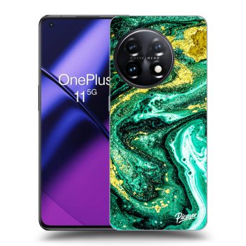 Obal pro OnePlus 11 5G - Green Gold