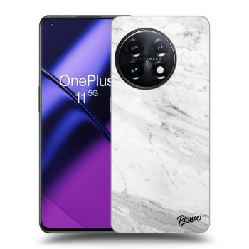Obal pro OnePlus 11 5G - White marble