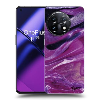 Obal pro OnePlus 11 5G - Purple glitter