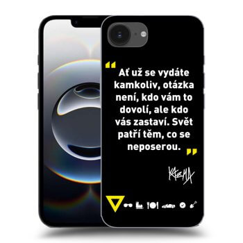 Obal pro Apple iPhone 16e - Kazma - SVĚT PATŘÍ TĚM, CO SE NEPOSEROU