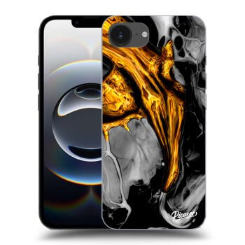Obal pro Apple iPhone 16e - Black Gold
