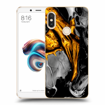 Obal pro Xiaomi Redmi Note 5 Global - Black Gold