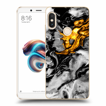 Obal pro Xiaomi Redmi Note 5 Global - Black Gold 2