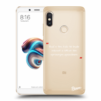 Obal pro Xiaomi Redmi Note 5 Global - Správná láska Bílá