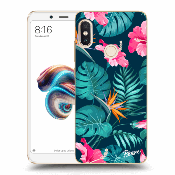 Obal pro Xiaomi Redmi Note 5 Global - Pink Monstera