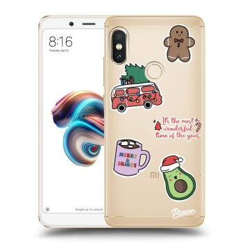 Obal pro Xiaomi Redmi Note 5 Global - Christmas Stickers
