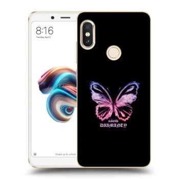 Picasee silikonový průhledný obal pro Xiaomi Redmi Note 5 Global - Diamanty Purple