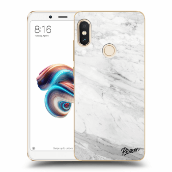 Obal pro Xiaomi Redmi Note 5 Global - White marble
