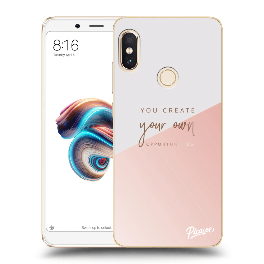 Picasee silikonový mléčný obal pro Xiaomi Redmi Note 5 Global - You create your own opportunities