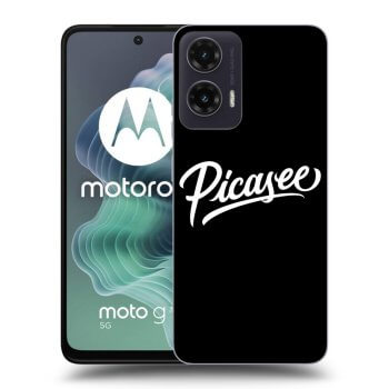 Obal pro Motorola Moto G35 5G - Picasee - old logo - white