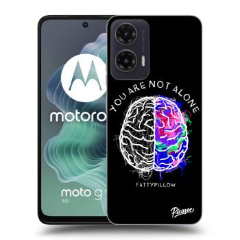 Obal pro Motorola Moto G35 5G - Brain - White