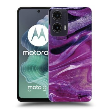 Obal pro Motorola Moto G35 5G - Purple glitter