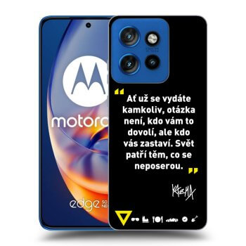 Obal pro Motorola Edge 50 Neo - Kazma - SVĚT PATŘÍ TĚM, CO SE NEPOSEROU