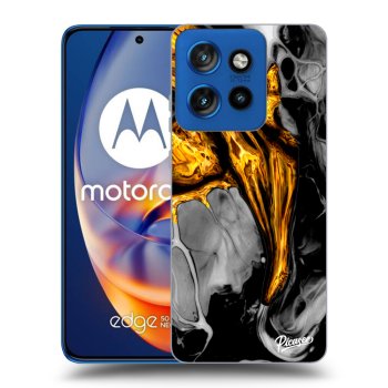 Obal pro Motorola Edge 50 Neo - Black Gold