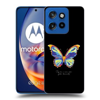 Obal pro Motorola Edge 50 Neo - Diamanty Black