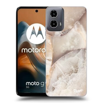 Obal pro Motorola Moto G34 5G - Cream marble