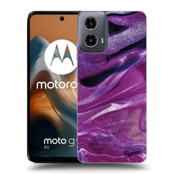 Obal pro Motorola Moto G34 5G - Purple glitter