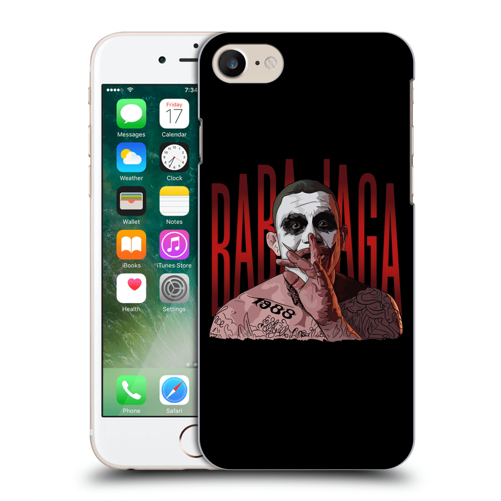 Picasee silikonový černý obal pro Apple iPhone 7 - Baba Jaga