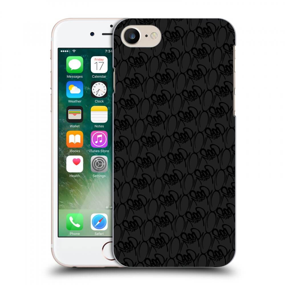 Picasee silikonový černý obal pro Apple iPhone 7 - Separ - Black On Black 2