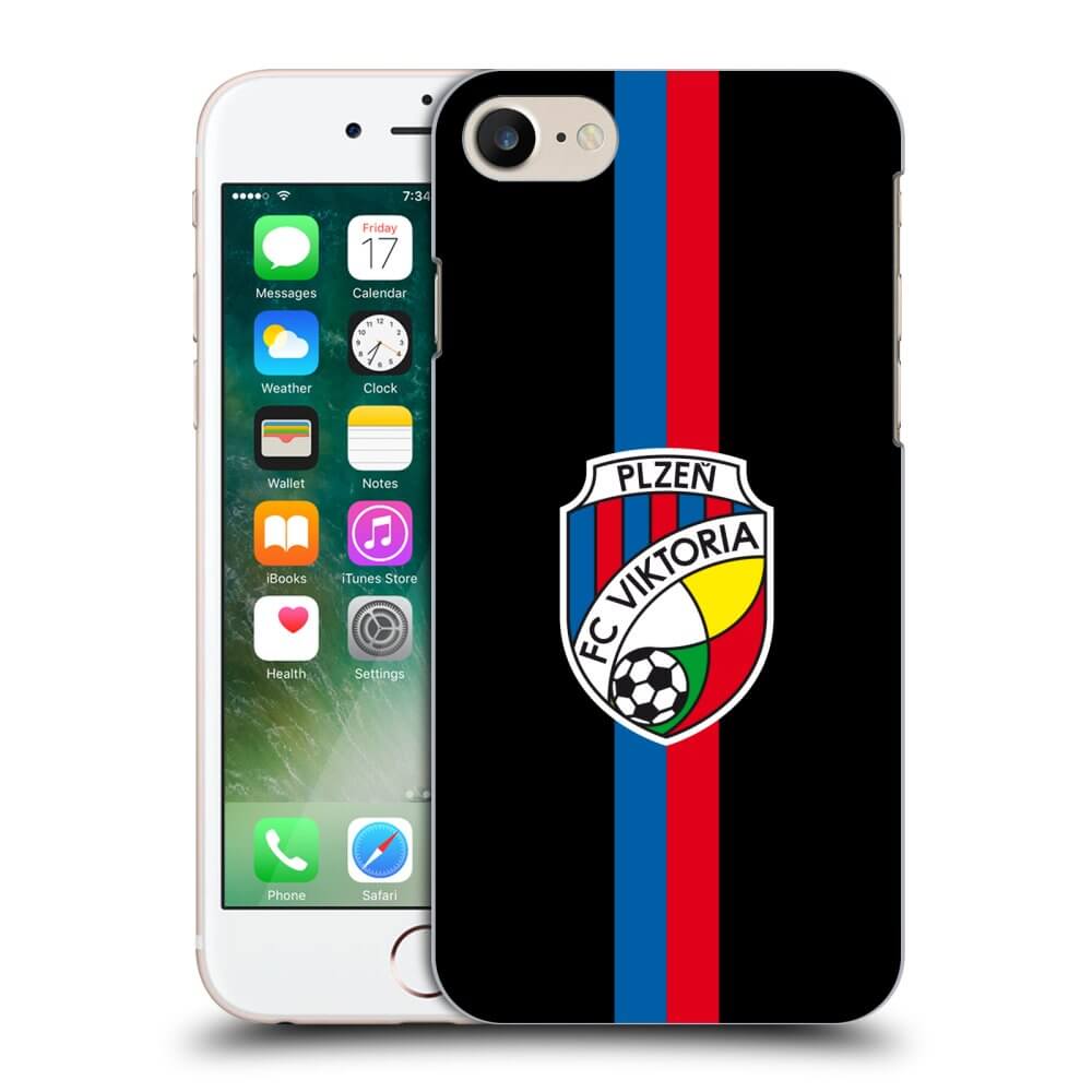 Picasee silikonový černý obal pro Apple iPhone 7 - FC Viktoria Plzeň H