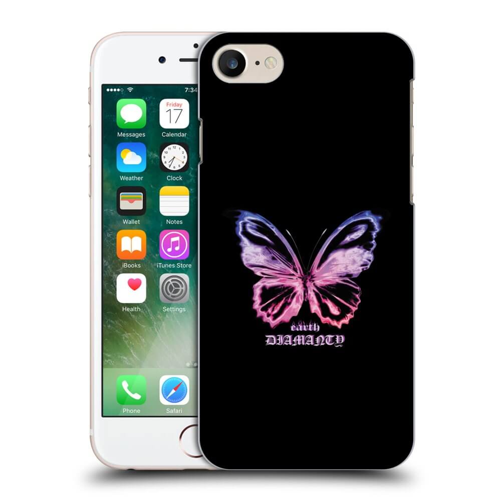 Picasee silikonový černý obal pro Apple iPhone 7 - Diamanty Purple