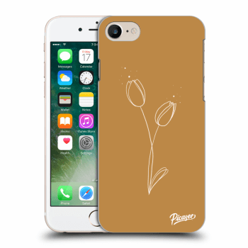 Picasee silikonový průhledný obal pro Apple iPhone 7 - Tulips