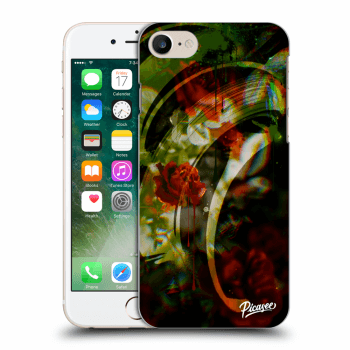 Picasee silikonový průhledný obal pro Apple iPhone 7 - Roses color