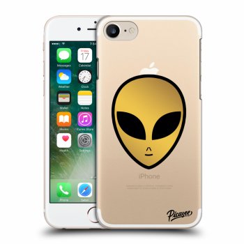 Picasee silikonový průhledný obal pro Apple iPhone 7 - Earth - Alien