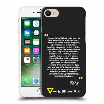 Picasee silikonový černý obal pro Apple iPhone 7 - Kazma - BUĎTE TROCHU YESMANI
