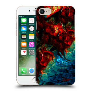 Picasee silikonový průhledný obal pro Apple iPhone 7 - Universe
