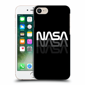 Picasee silikonový průhledný obal pro Apple iPhone 7 - NASA Triple