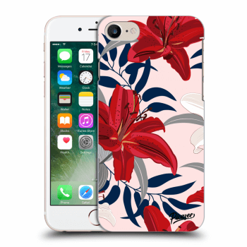 Obal pro Apple iPhone 7 - Red Lily