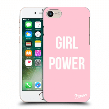 Picasee silikonový průhledný obal pro Apple iPhone 7 - Girl power