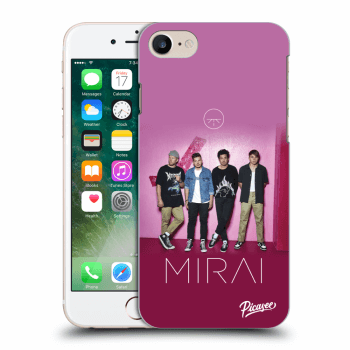 Picasee silikonový černý obal pro Apple iPhone 7 - Mirai - Pink