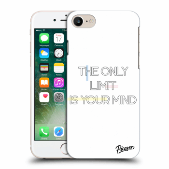 Picasee silikonový průhledný obal pro Apple iPhone 7 - The only limit is your mind
