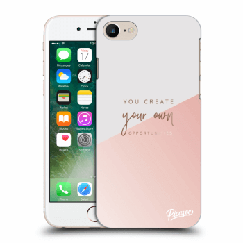Picasee silikonový průhledný obal pro Apple iPhone 7 - You create your own opportunities