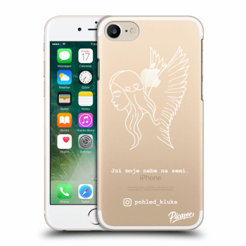 Picasee silikonový průhledný obal pro Apple iPhone 7 - Heaven White