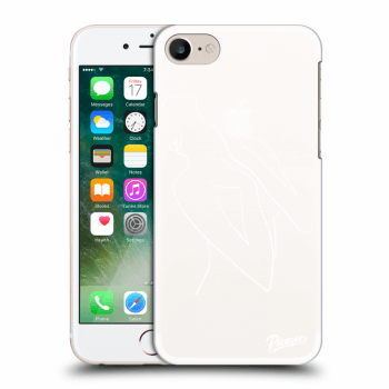 Picasee silikonový mléčný obal pro Apple iPhone 7 - Sensual girl White