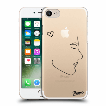 Picasee silikonový průhledný obal pro Apple iPhone 7 - Couple boy