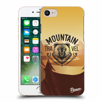 Picasee silikonový průhledný obal pro Apple iPhone 7 - Mountain bear