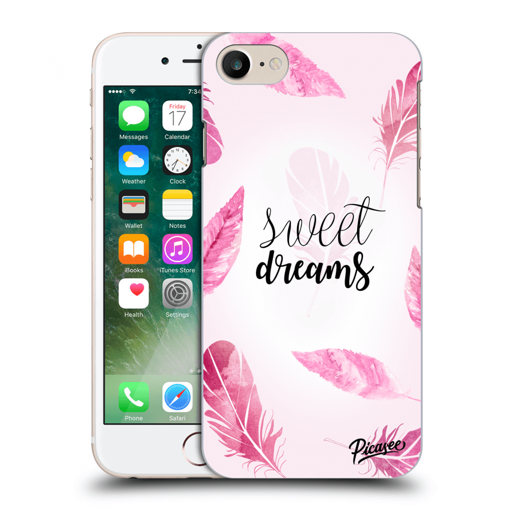Picasee silikonový průhledný obal pro Apple iPhone 7 - Sweet dreams