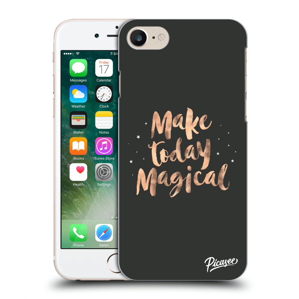 Picasee silikonový mléčný obal pro Apple iPhone 7 - Make today Magical