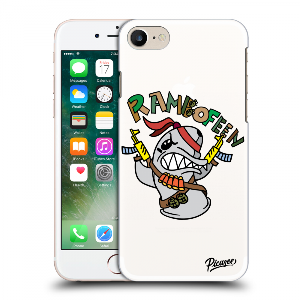 Picasee silikonový mléčný obal pro Apple iPhone 7 - Rambofen