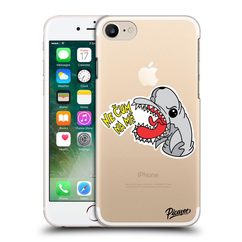 Picasee silikonový průhledný obal pro Apple iPhone 7 - Nečum na mě 2