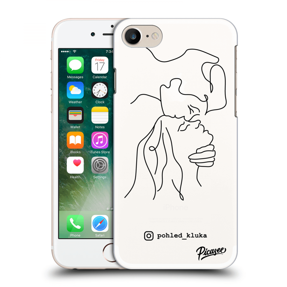 Picasee silikonový mléčný obal pro Apple iPhone 7 - Forehead kiss
