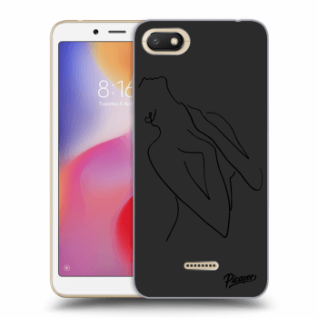Picasee silikonový černý obal pro Xiaomi Redmi 6A - Sensual girl