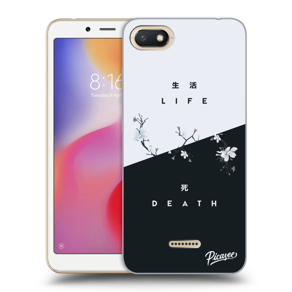 Picasee silikonový průhledný obal pro Xiaomi Redmi 6A - Life - Death