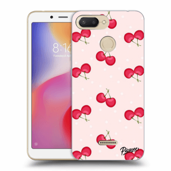 Picasee silikonový průhledný obal pro Xiaomi Redmi 6 - Cherries
